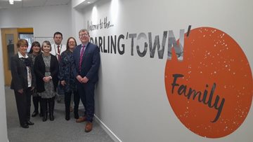 HC-One colleagues welcome MP for Darlington, Peter Gibson, to Support Office